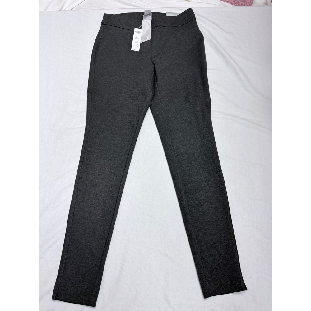 Chico's Tailored Legging Charcoal Gray Heather Ankle Pants Size 0R US 4 Regular